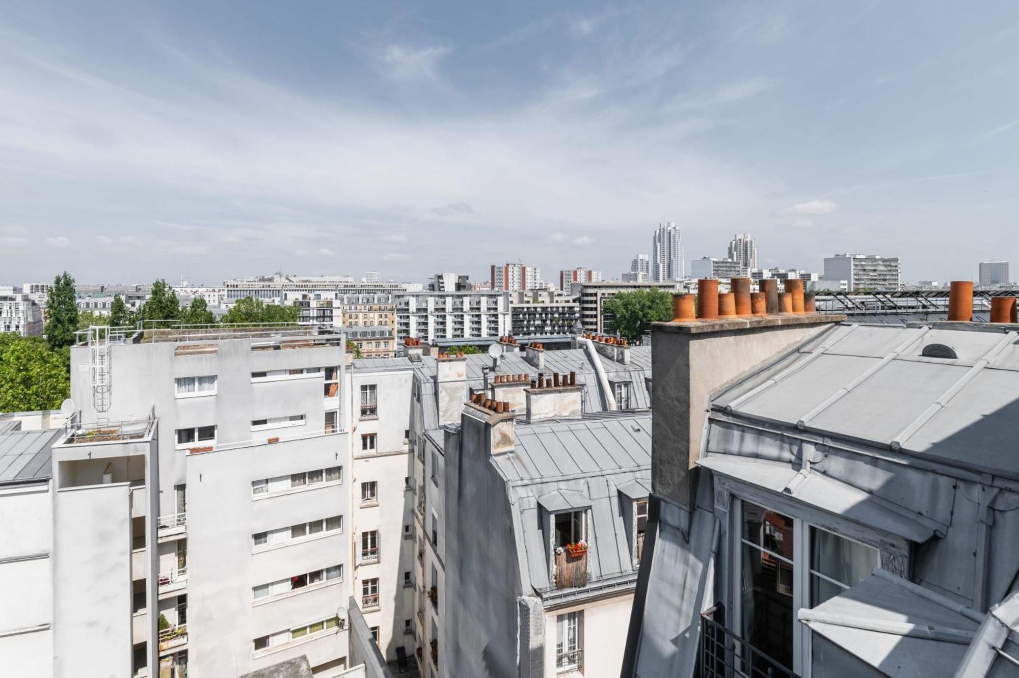 Апартаменти 2 Pieces Refait A Neuf Dernier Etage - Paris 19 - 4P - Flat-Guest Екстер'єр фото